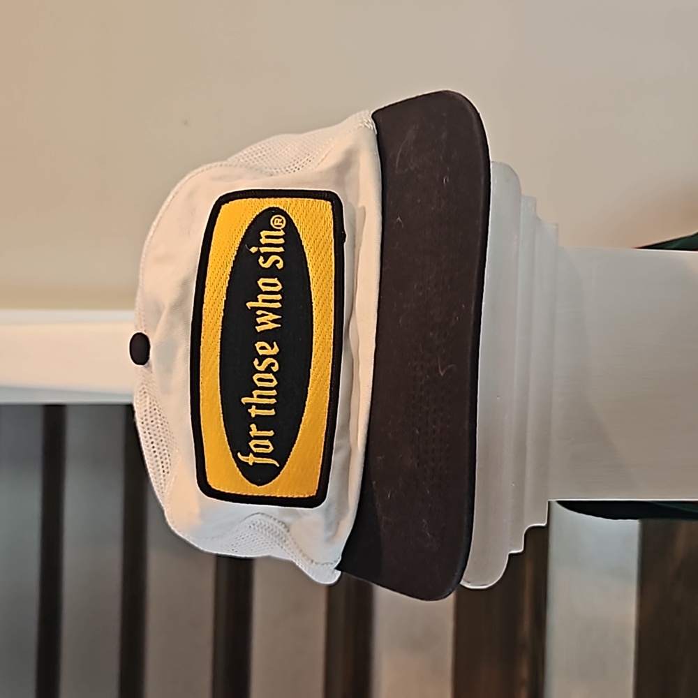 For Those Who Sin snapback trucker hat